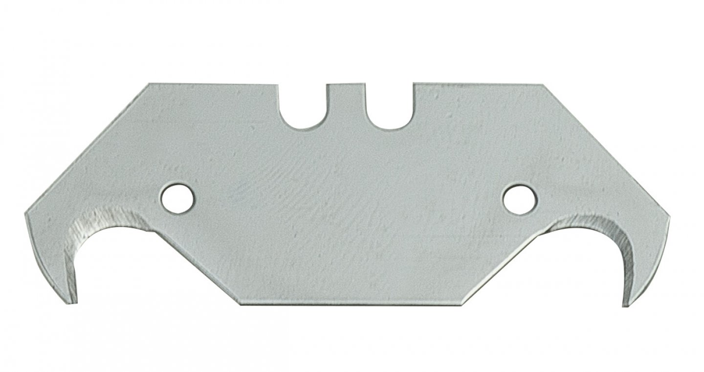 Cutter rétractable manche en aluminium et 10 lames trapézoïdales