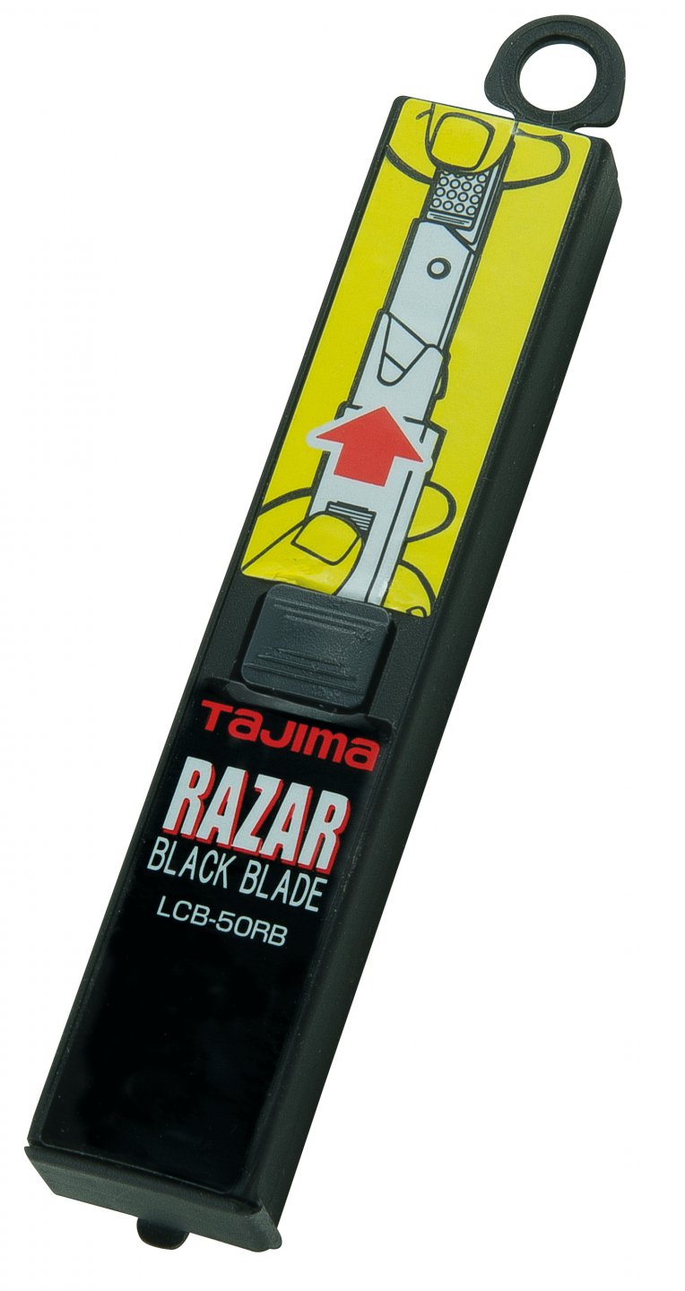 Boite de 10 lames tajima® razar black cutter 18 mm 03