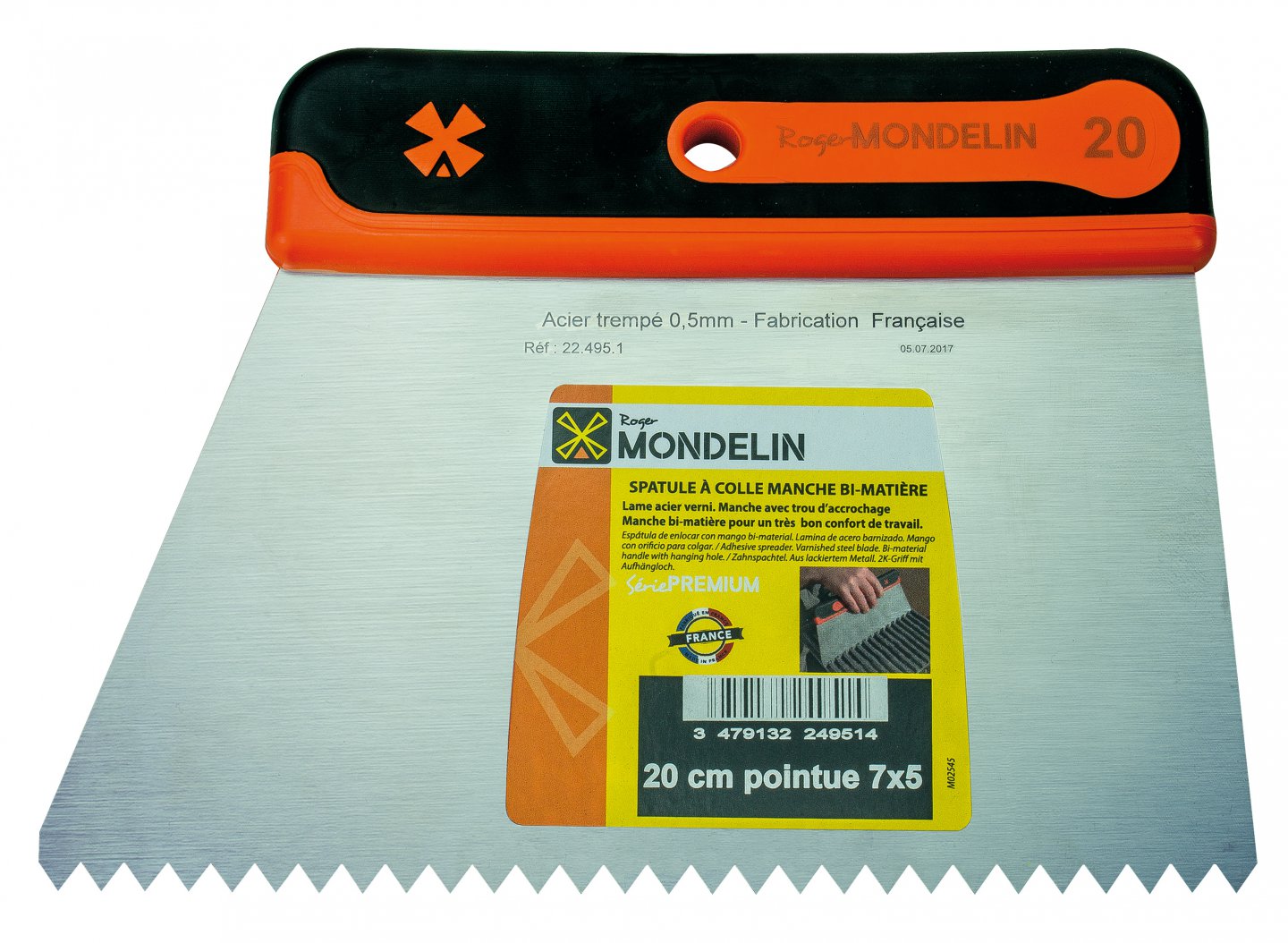 Spatule à colle manche bi-matière 20 cm 04