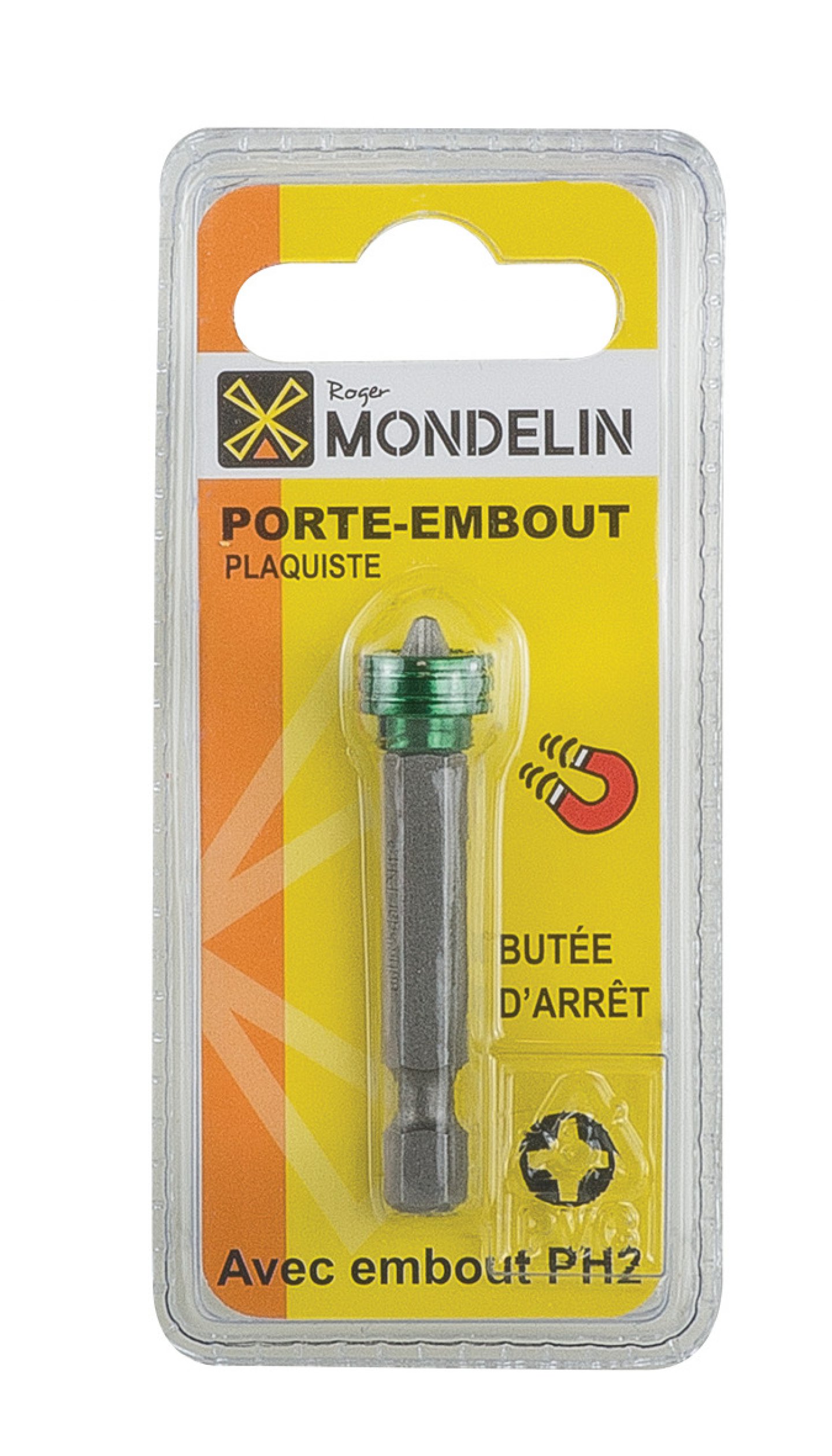 Embout 1/4 ph2 aimanté pour plaquiste 03