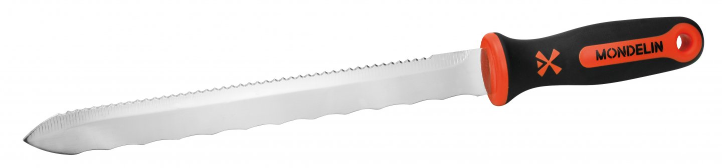 Scie couteau 280mm découpe de laine de verre, denture fine et large