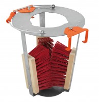 Mixeo - set nettoyage melangeur seau + support 3 brosses 04