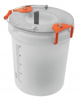 Mixeo - set nettoyage melangeur seau + support 3 brosses