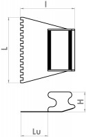 Ergolame® denté 30 cm 02