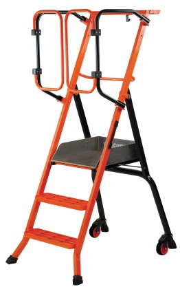 Escabeau sécurisé pirl gardia 70cm avec portillons automatiques