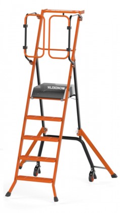 Escabeau sécurisé pirl gardia 110cm avec portillons automatiques