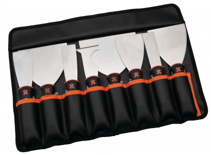 Trousses 7 couteaux américains + 1 multi-usages bimatiere