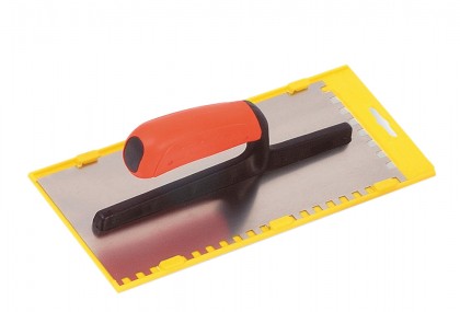 Platoir fibre de verre denté carré 6 x 6 x 6