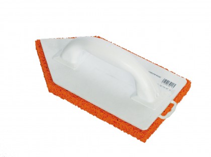Frottoir monobloc pointu spongieux orange