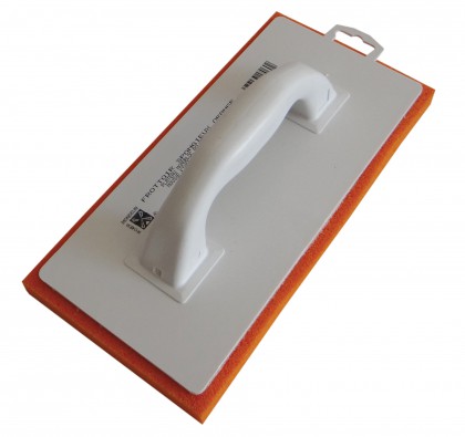 Frottoir monobloc spongieux orange fin