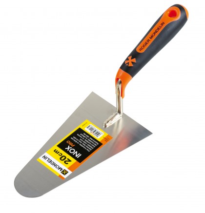 Truelle ronde inox manche bimatière
