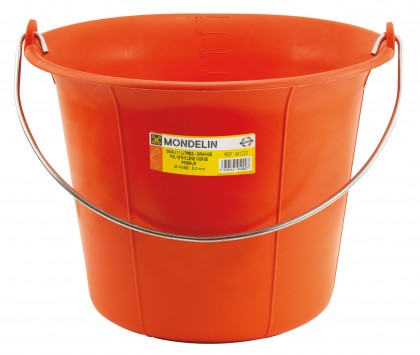 Seau de maçon plastique orange