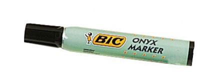 Marqueur indélébiles bic noir - métal