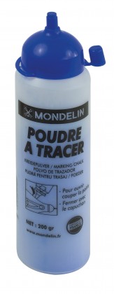 Poudre à tracer bleue