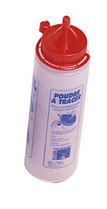 Poudre à tracer rouge