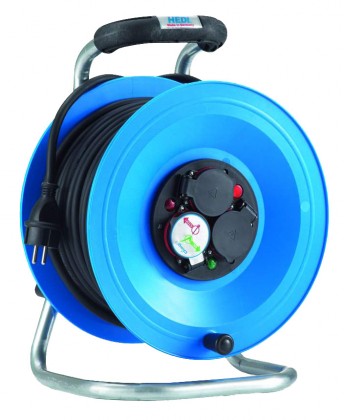 Enrouleur de câble - 40 m – 3 prises - ip44