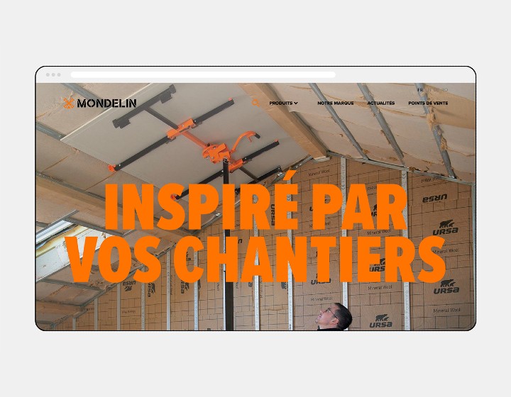 Un nouveau site internet pour Mondelin, inspiré par vos chantiers !