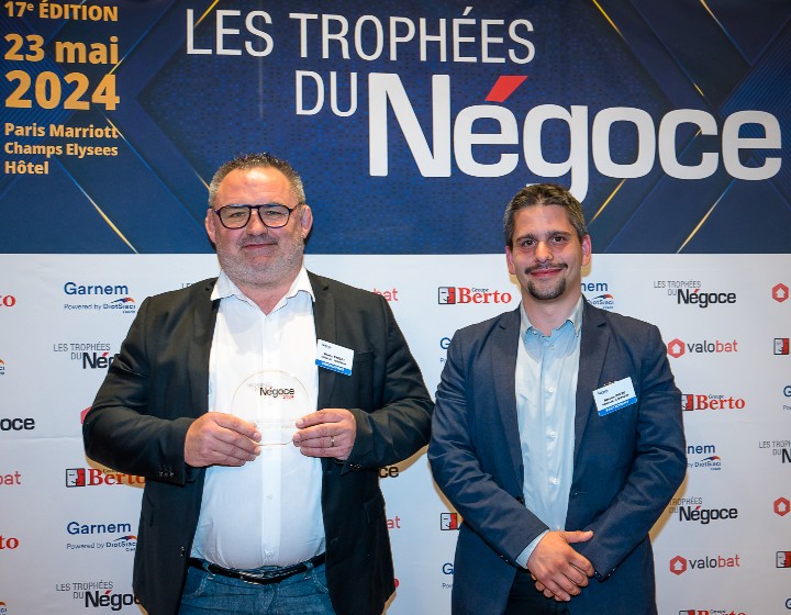 Mondelin lauréat lors des Trophées du Négoce 2024
